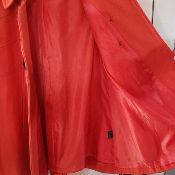 Brilliant Womens Medium Wool Double Breasted Aline Car Coat ~Ci Sono by Cavalini - Picture 8 of 8